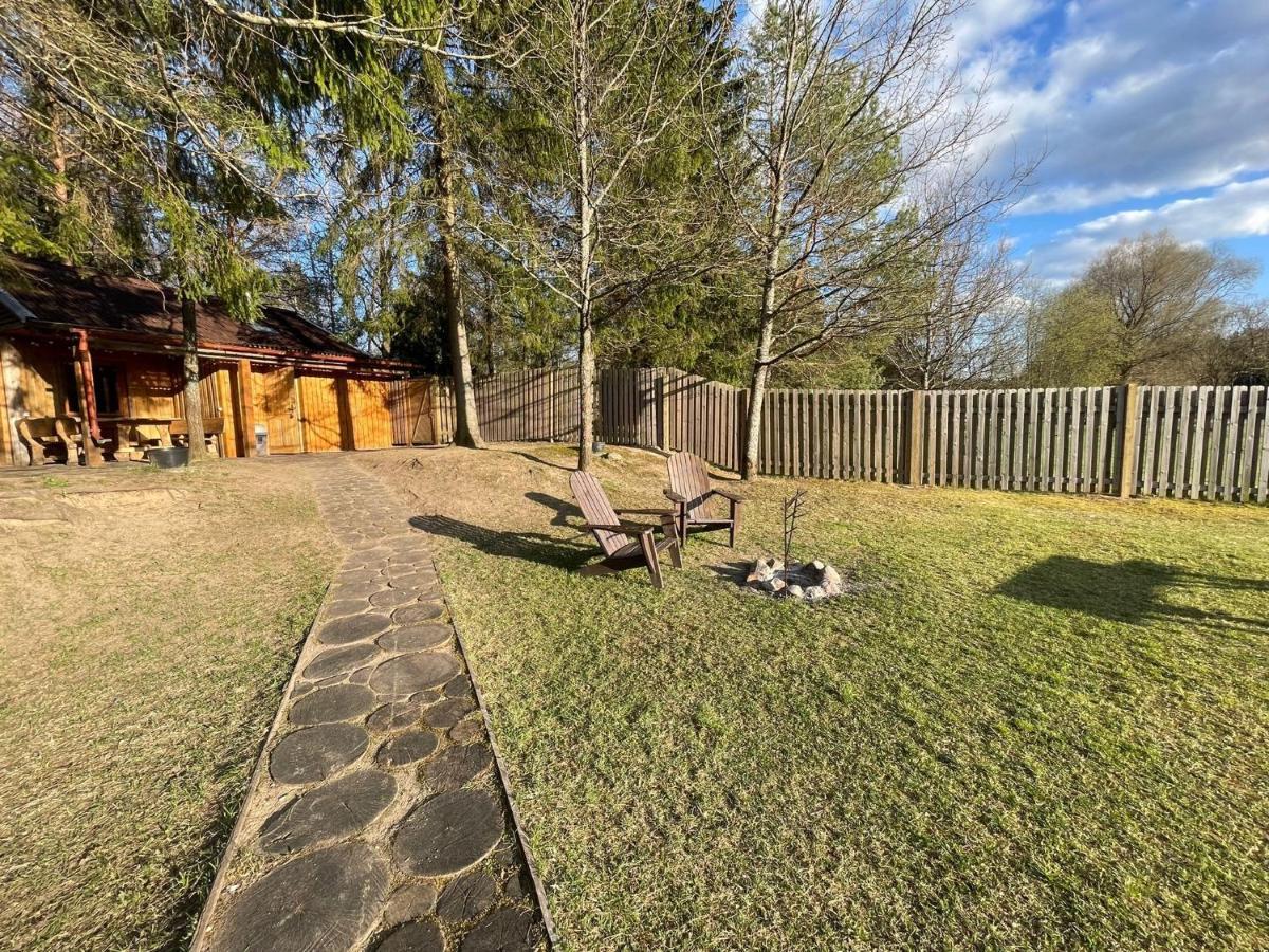Holiday House With Sauna Цесис Экстерьер фото