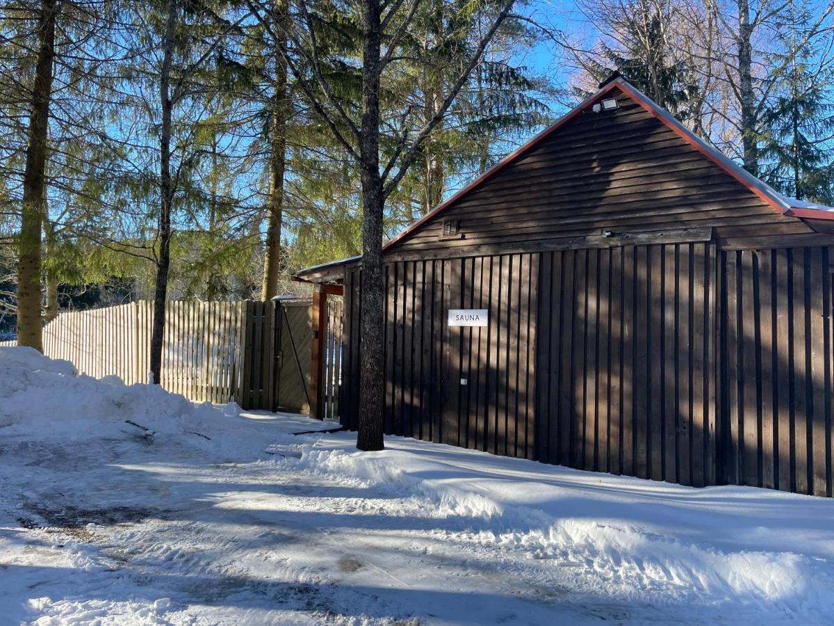 Holiday House With Sauna Цесис Экстерьер фото